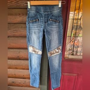 Justice Girl's Sequin Jeggings